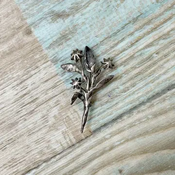 핀즈 핀 배지 보타니컬 리프 브로치