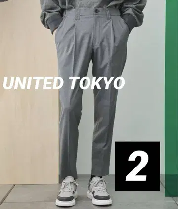 유나이티드 도쿄 슬랙스 M 사이즈 그레이 UNITED TOKYO