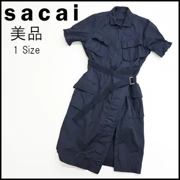 46033 Sacai 사카이 17-02998 셔츠 원피스