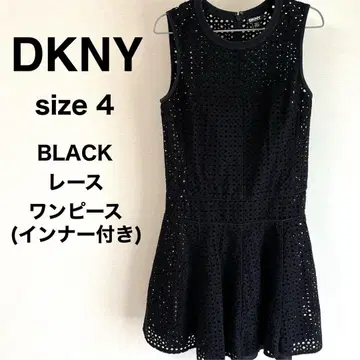 DKNY 블랙 레이스 원피스 size 4