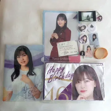 노기자카46 시바타 유나 굿즈 모음