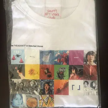 Vaundy Cover Art 티셔츠 블랙 L사이즈 커버아트 화이트