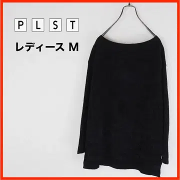 A3569 새상품급 PLST*긴팔 상의*티셔츠*M*블랙