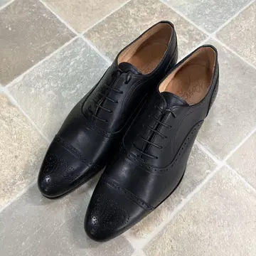 윙 팁 가죽 드레스 신발 26.5cm