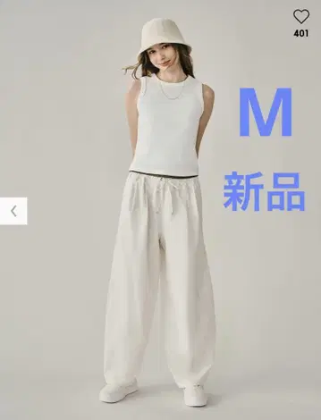 GU 배럴 레그 풀온 팬츠 Q M사이즈