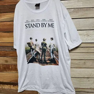 Stand by Me 스탠드 바이 미 티셔츠 영화 반팔 L 화이트