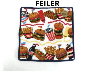 [ FEILER 페이러 ] 손수건 햄버거샵 새상품