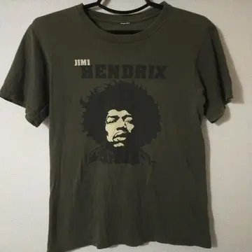 새상품급 지미 헨드릭스 T셔츠 올리브 Jimi Hendrix M
