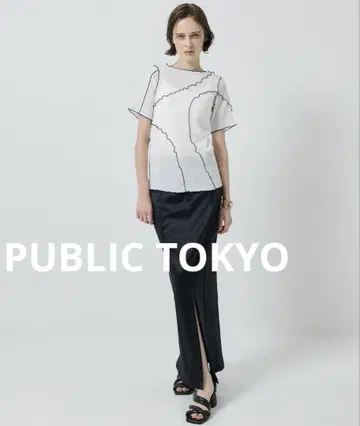 새상품 택 포함 PUBLIC TOKYO 요우류우 메로우 티셔츠 티셔츠