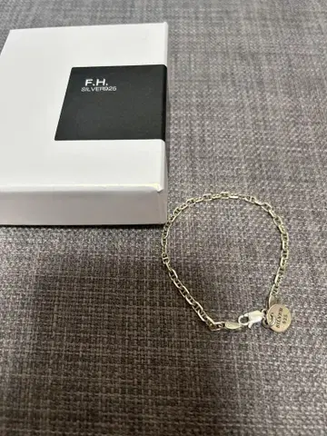F.H 실버 925 팔찌 16cm