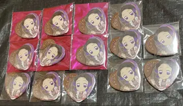 귀멸의 칼날 발렌타인 캔뱃지 시노부 하트 캔뱃지