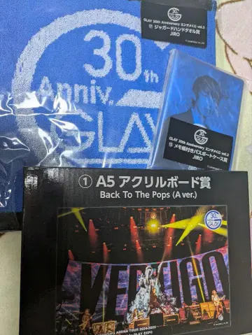 GLAY 엔터테인먼트 복권 vol.2 JIRO 세트 + 아크릴 보드 상품