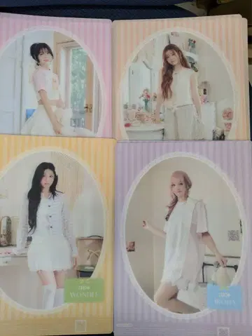 아이릿 클리어 파일 B5 원피스 클리어 파일 A4 모두 2장씩