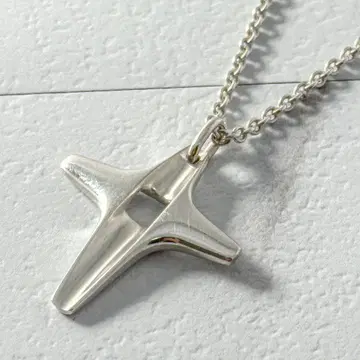 GEORG JENSEN 목걸이 179 크로스 펜던트 실버925
