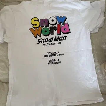 Snow Man Snow World 티셔츠 미사용 자택 보관