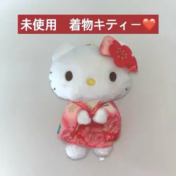 산리오 캐릭터즈 헬로키티 벚꽃 기모노 키링 마스코트