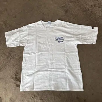 RUSSELL ATHLETIC 화이트 T셔츠 M