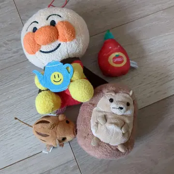 호빵맨 봉제 인형 세트