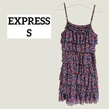 EXPRESS 플라워 프린트 원피스 S