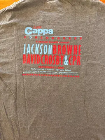 Jackson Browne Crosby CPR 이벤트 셔츠