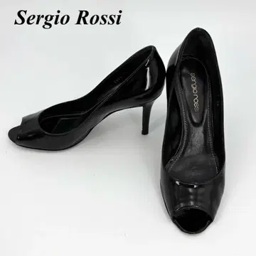 극미품 Sergio Rossi 세르지오 로시 펌프스 오픈토