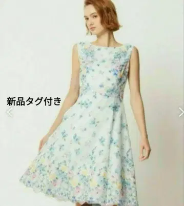 새상품 토카 SINGING FLOWERS 싱잉 플라워즈 드레스 원피스