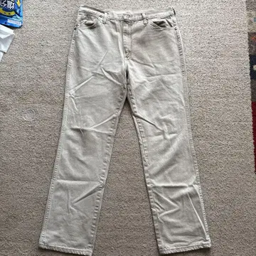 Wrangler 베이지 청바지 35x32