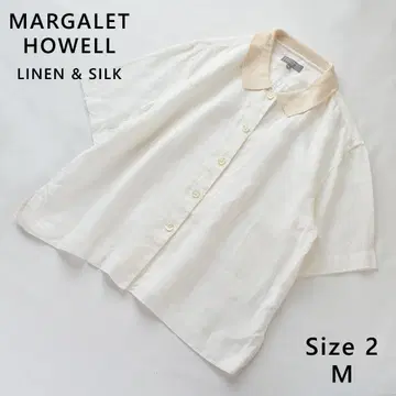 MARGARET HOWELL 마가렛호웰 실크 옷깃 린넨 셔츠 2