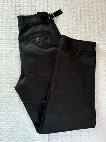 MHL 마가렛호웰 팬츠 블랙 허리 벨트 사이즈 I