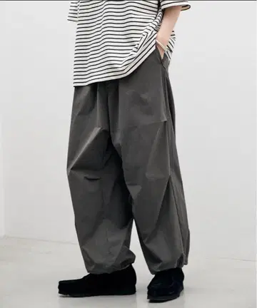 트랙 와이드 이지 루즈 팬츠 M