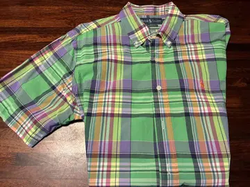 Ralph Lauren 커스텀 핏 반팔 셔츠