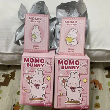 MOMO BUNNY 피규어 해외 토이 2세트