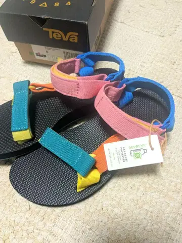 22cm Teva 컬러 샌들 5