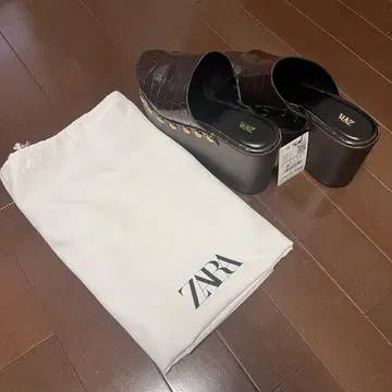 자라 리프 플랫폼 웨지 샌들