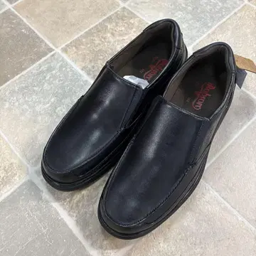 블랙 슬립온 신발 남성용
