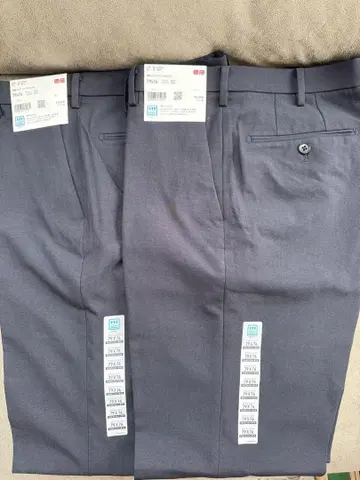 [새상품] UNIQLO 감동팬츠 (울 라이크) 2세트 79 x 76