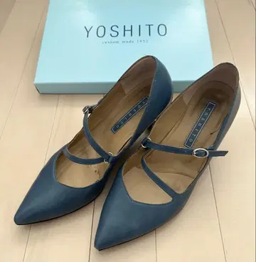 YOSHITO 파랑 스틸레토 하이힐 23.5
