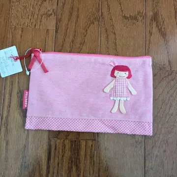 마들렌 madeleine 자수 파우치 핑크