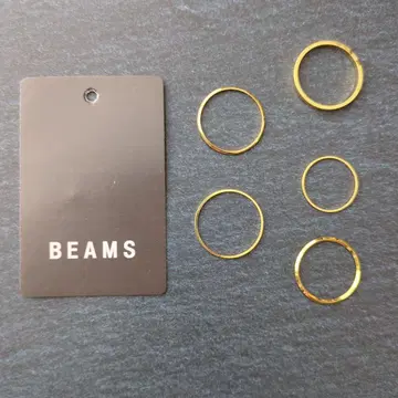 [새상품급] Demi-Luxe BEAMS / 프리 스타일 반지 5 .M