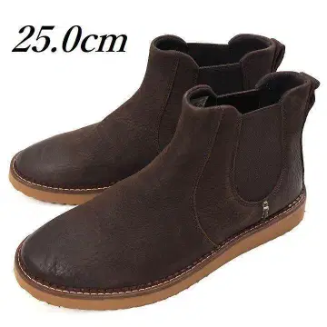 새상품 스페리 탑사이더 가죽 사이드고어 부츠 브라운 25cm