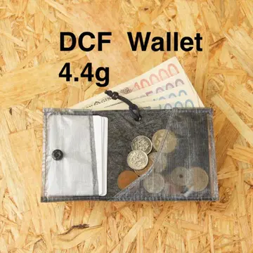 DCF Wallet 스켈레톤 블랙 3단 폴더형 지갑 UL 지갑