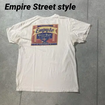 일본 국내 빈티지 Empire street style 티셔츠 화이트 L