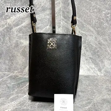 미사용 russet 러셋 스마트폰 숄더 가죽 블랙