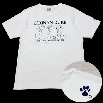 양품 SHONAN DUKE 발자국 티셔츠 캡틴산타 보트하우스 M