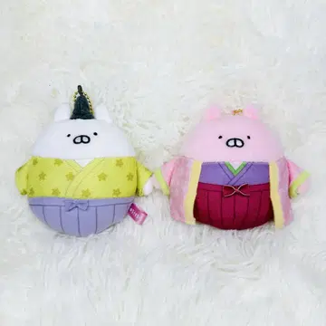 희귀 미품 우사마루 옛날 이야기 카구야 공주 마스코트 봉제인형