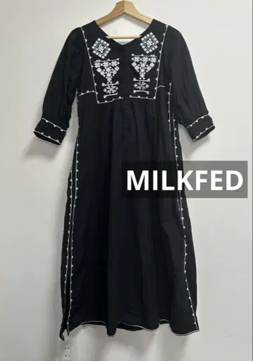 MILKFED 밀크페드 자수 원피스 에스닉