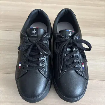 le coq sportif 블랙 스니커즈 23cm