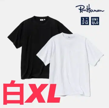 론 허먼 콜라보 티셔츠 XL 화이트