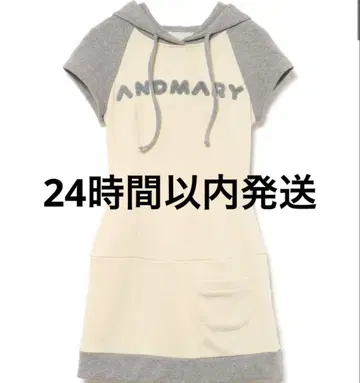 andmary Mary 로고 미니 드레스