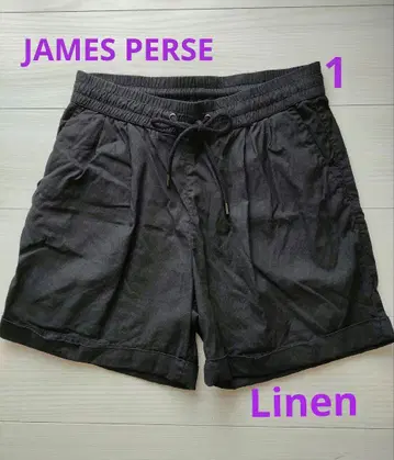 JAMES PERSE 린넨 숏팬츠 허리밴딩